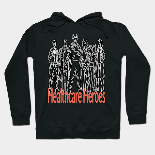 Healthcare Heroes Hoodie by maknatess